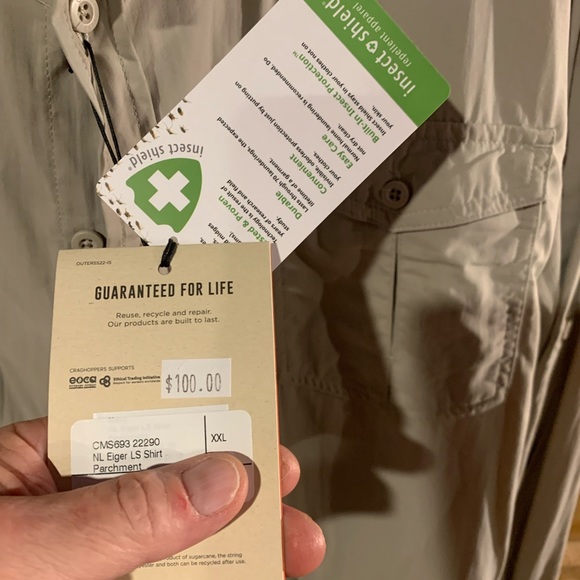 Craghoppers insect shield, long sleeve mosquito shield - Picture 10 of 13